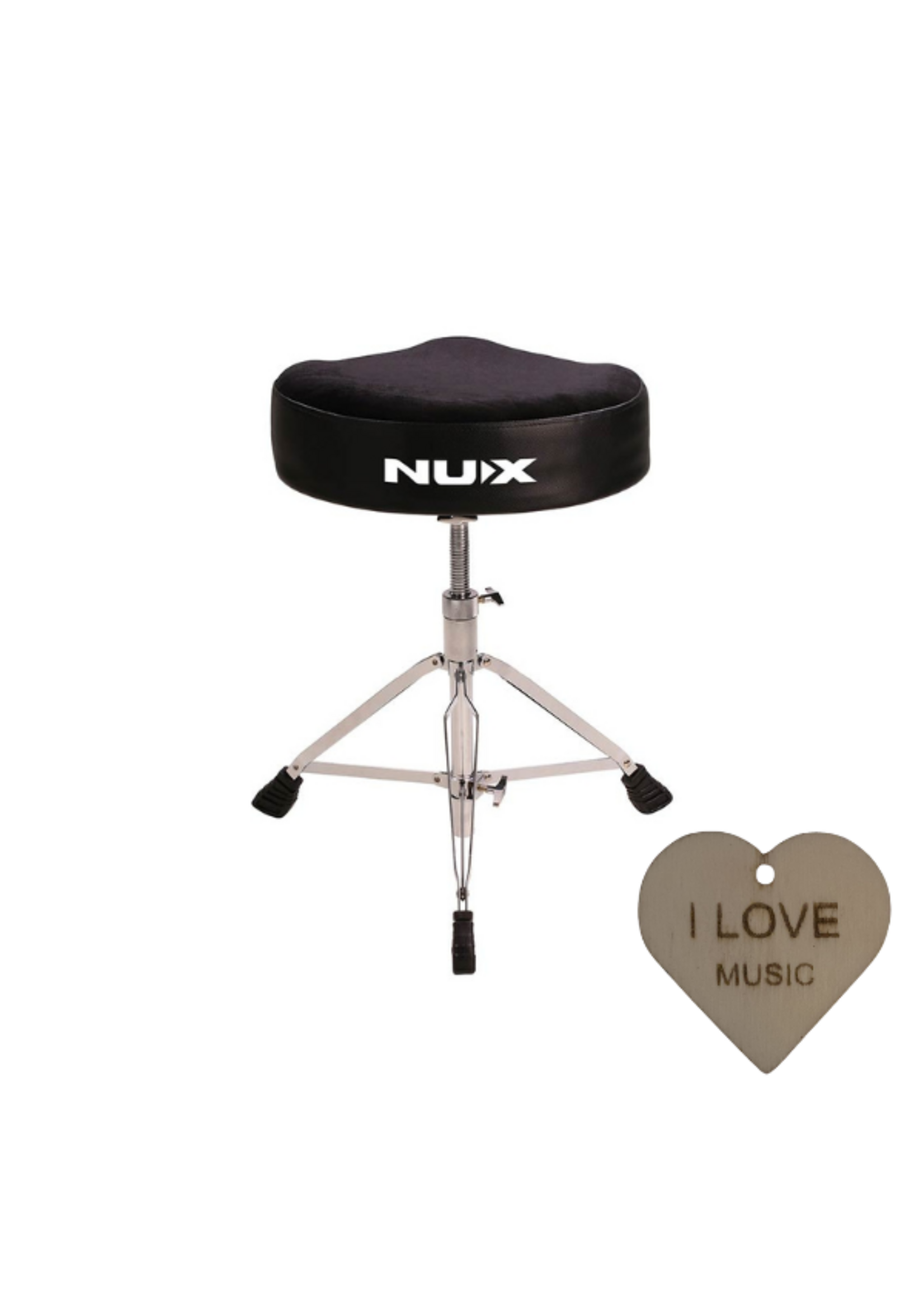 NUX NUX - Drum Kruk - Ergonomisch - Comfortabel Design - Kruk