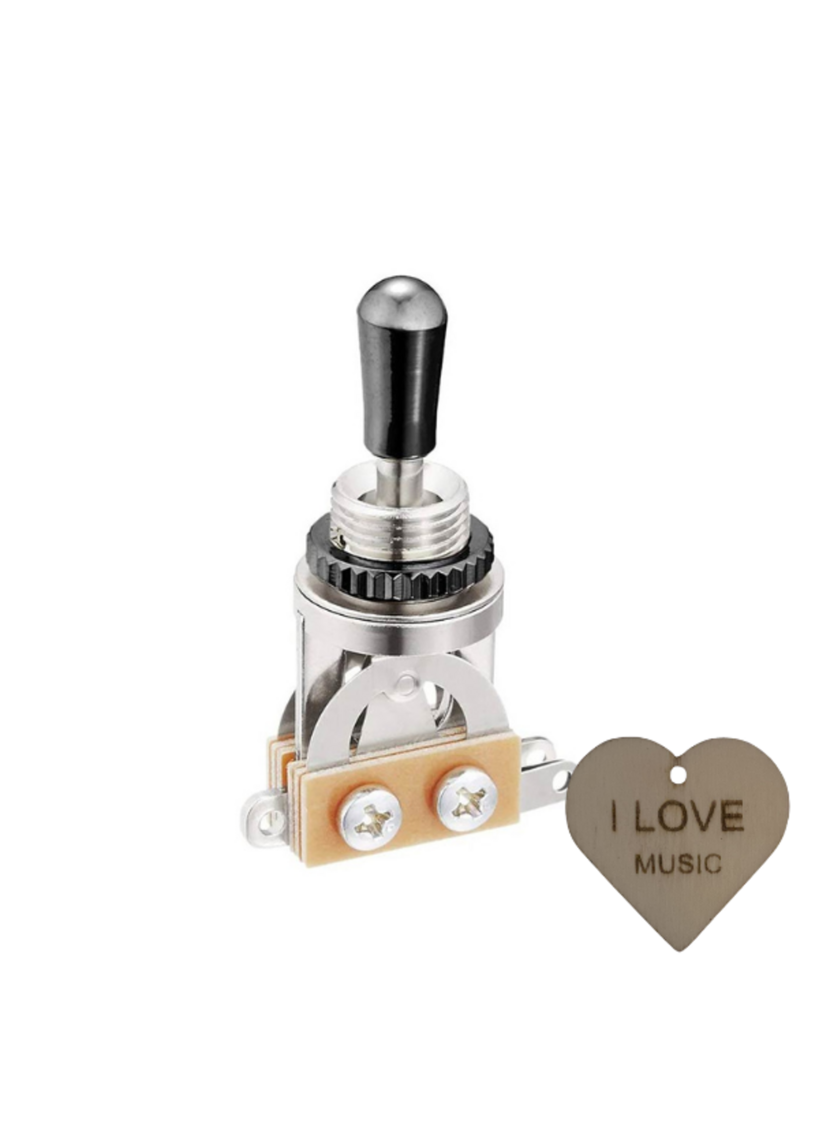 Specter Specter 3-Standen Schakelaar Zwart Nickel Met Sleutelhanger