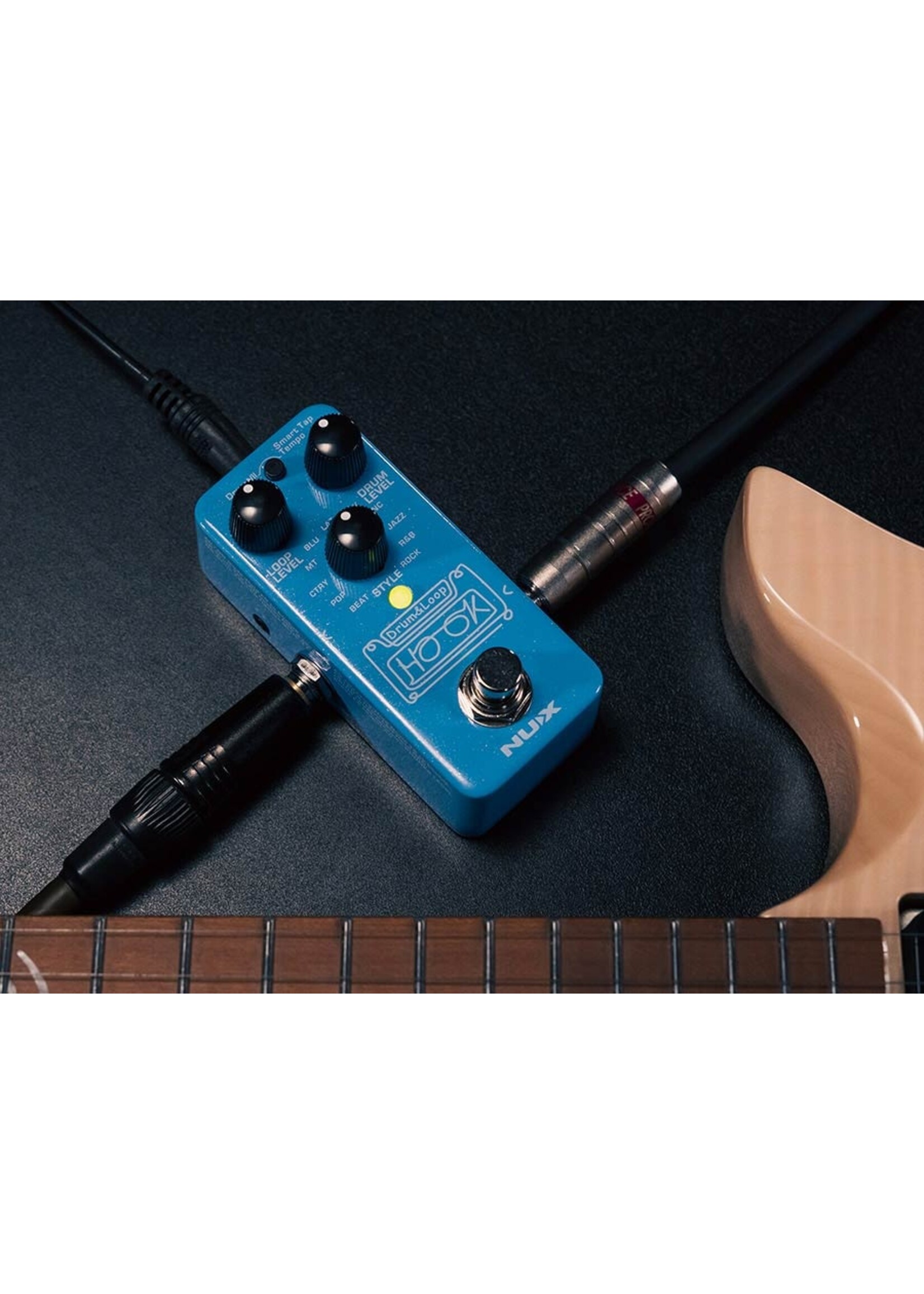 NUX NUX Mini Core Series looper pedaal HOOK DRUM & LOOP | Effectpedaal met Specter Plectrum