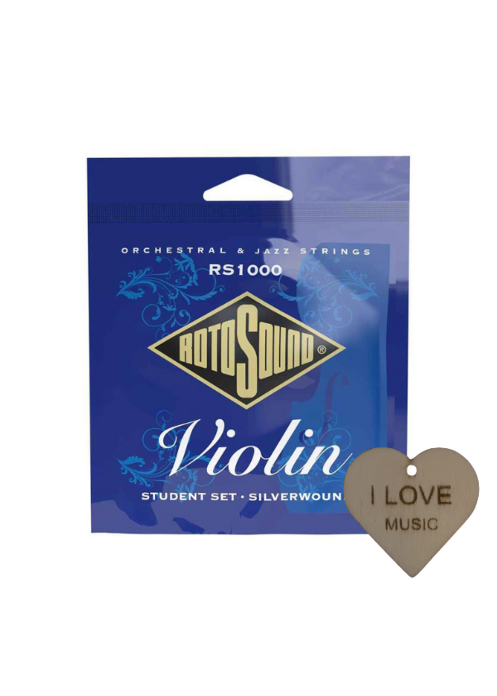 rotosound Rotosound Orchestral & Jazz snarenset viool 4/4 - Viool snaren - Incl Specter Sleutelhanger