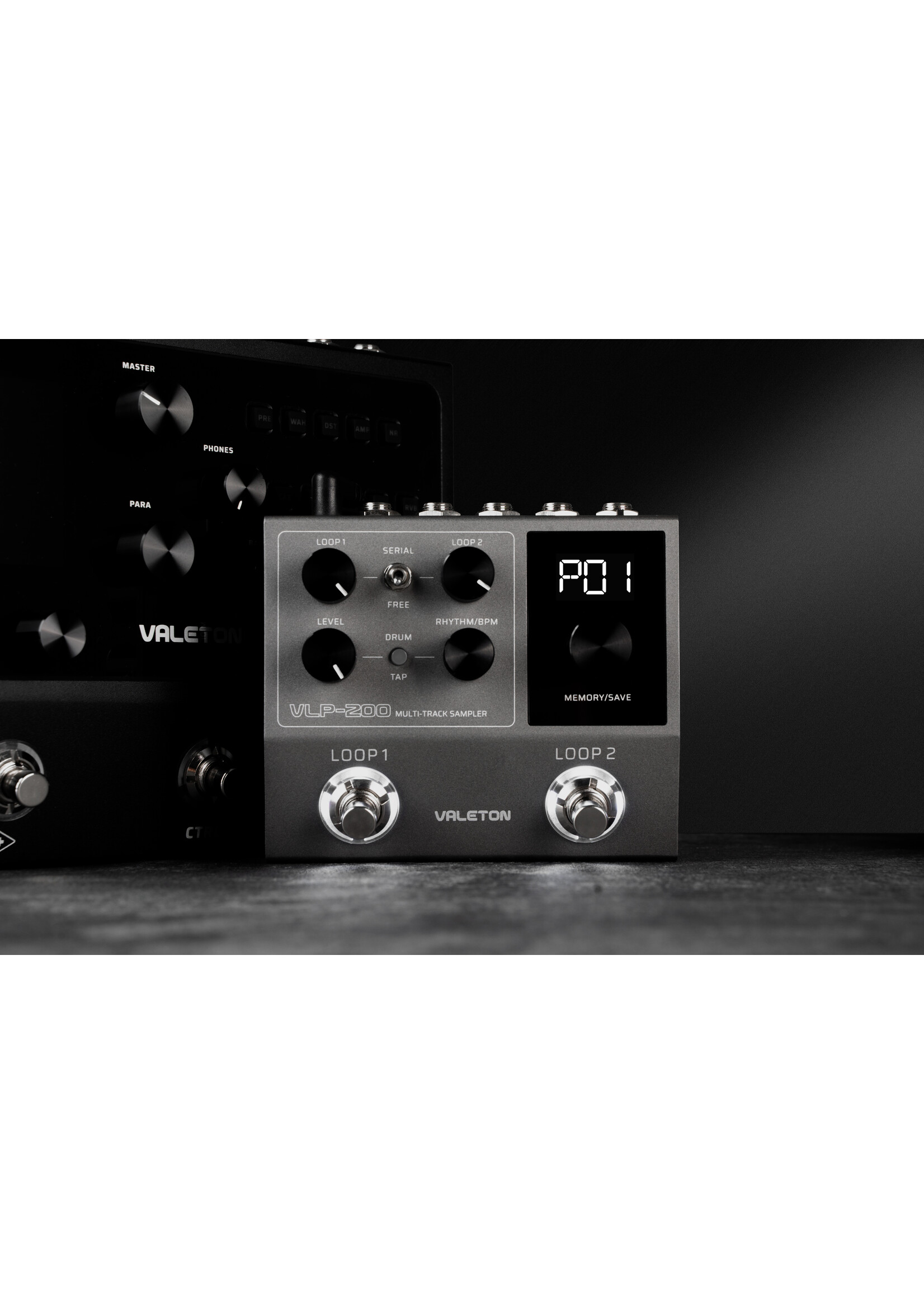 Valeton Valeton Multi Track Sampler | VLP-200  | Gitaar Effect Pedaal | Met Specter Plectrum