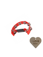 Dadi Dadi Halve Maan Tamboerijn | Rood | Met Specter Sleutelhanger