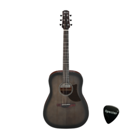 Ibanez Ibanez AAD50TCB | Advanced Akoestische Gitaar | Charcoal Burst Western Gitaar met Specter Plectrum