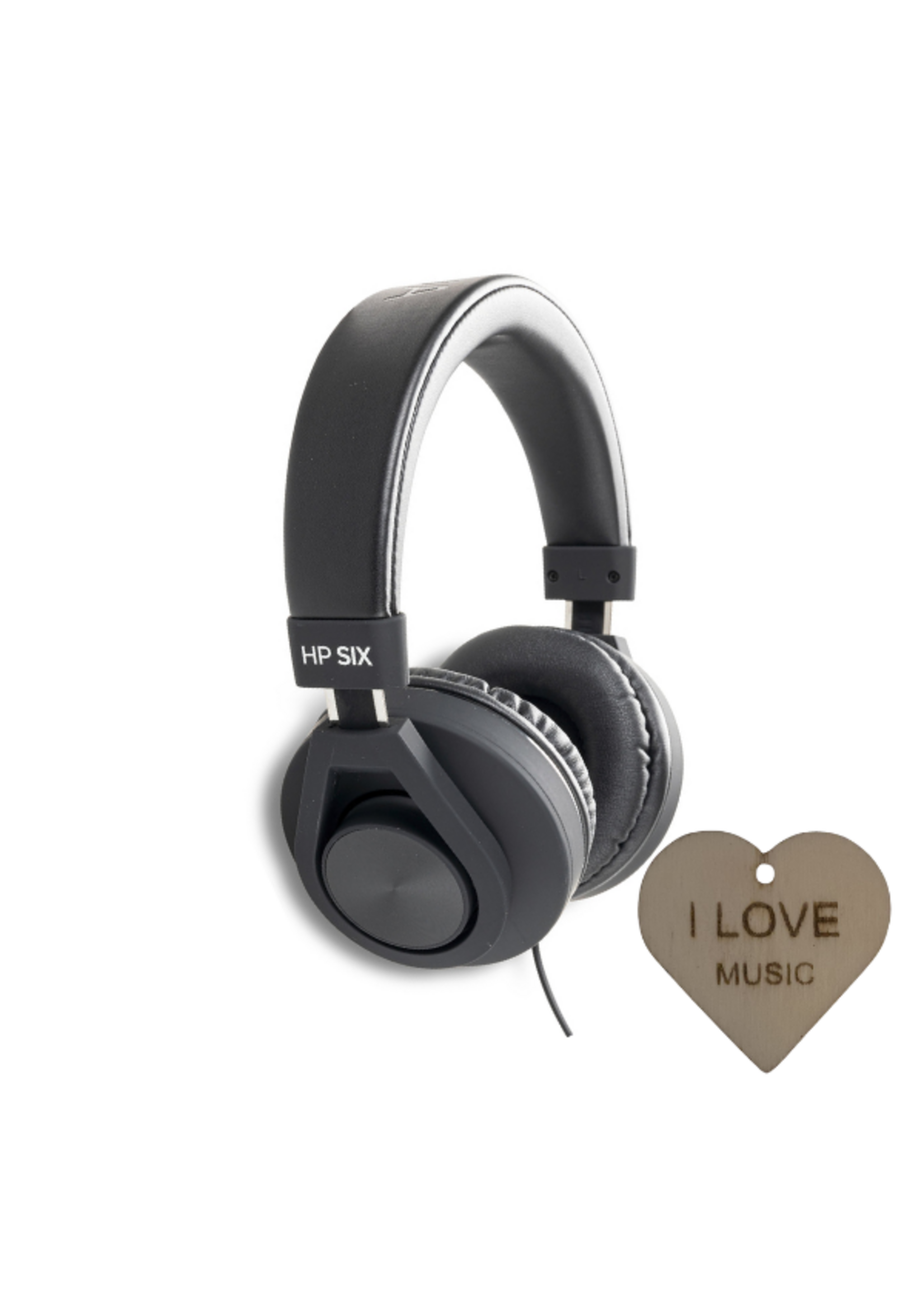 gewa Gewa Hoofdtelefoon | HP SIX BLACK | Ergonomisch Design | Met Specter Sleutelhanger