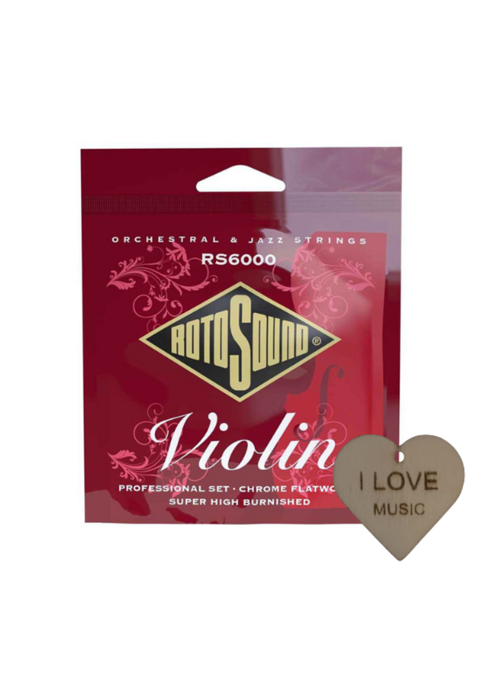 rotosound Rotosound Orchestral & Jazz snarenset viool 4/4 - Viool snaren - Incl Specter Sleutelhanger