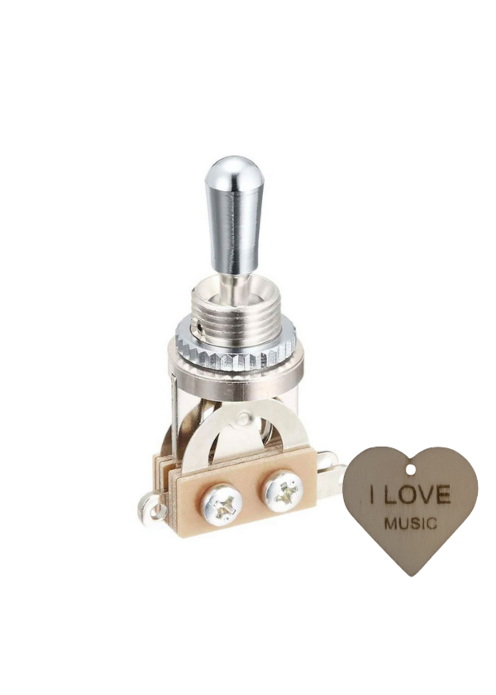 specter Specter 3-Standen Schakelaar Chrome Nickel Met Sleutelhanger