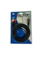 quiklock Quiklok Professionele AUX Audio Kabel - Mini Jack - RCA Tulp - 2 Meter