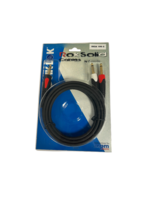 quiklock Quiklok Professionele Audio Kabel - Stereo Jack - 2x Mono Jack - 2 meter