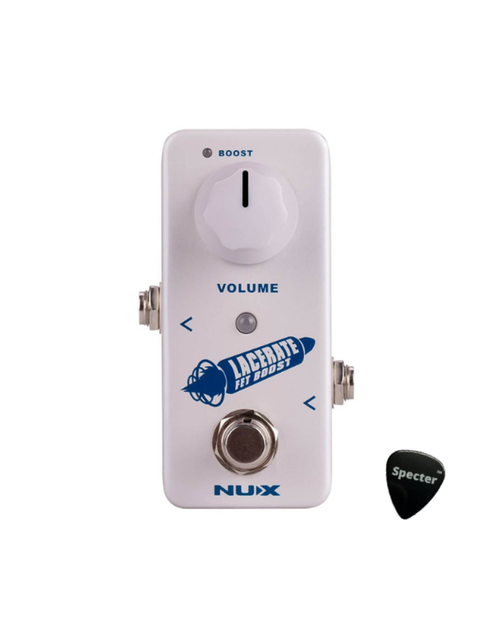 NUX Nux Lacerate FET Boost Mini Core Gitaar Effectpedaal Met Specter Plectrum