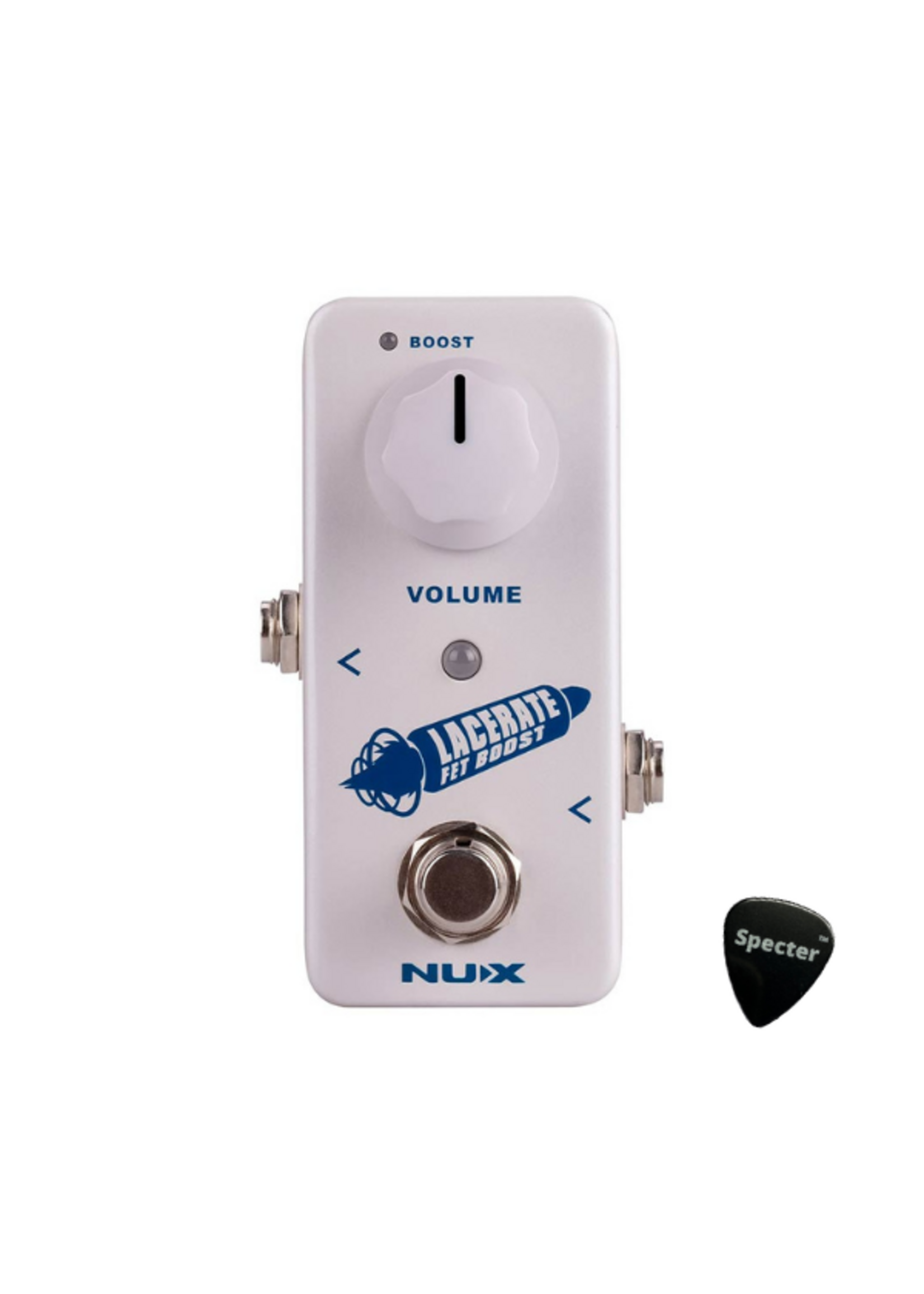 NUX Nux Lacerate FET Boost Mini Core Gitaar Effectpedaal Met Specter Plectrum