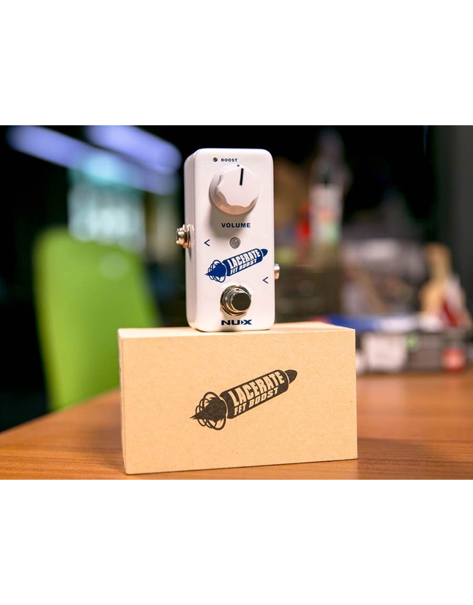 NUX Nux Lacerate FET Boost Mini Core Gitaar Effectpedaal Met Specter Plectrum