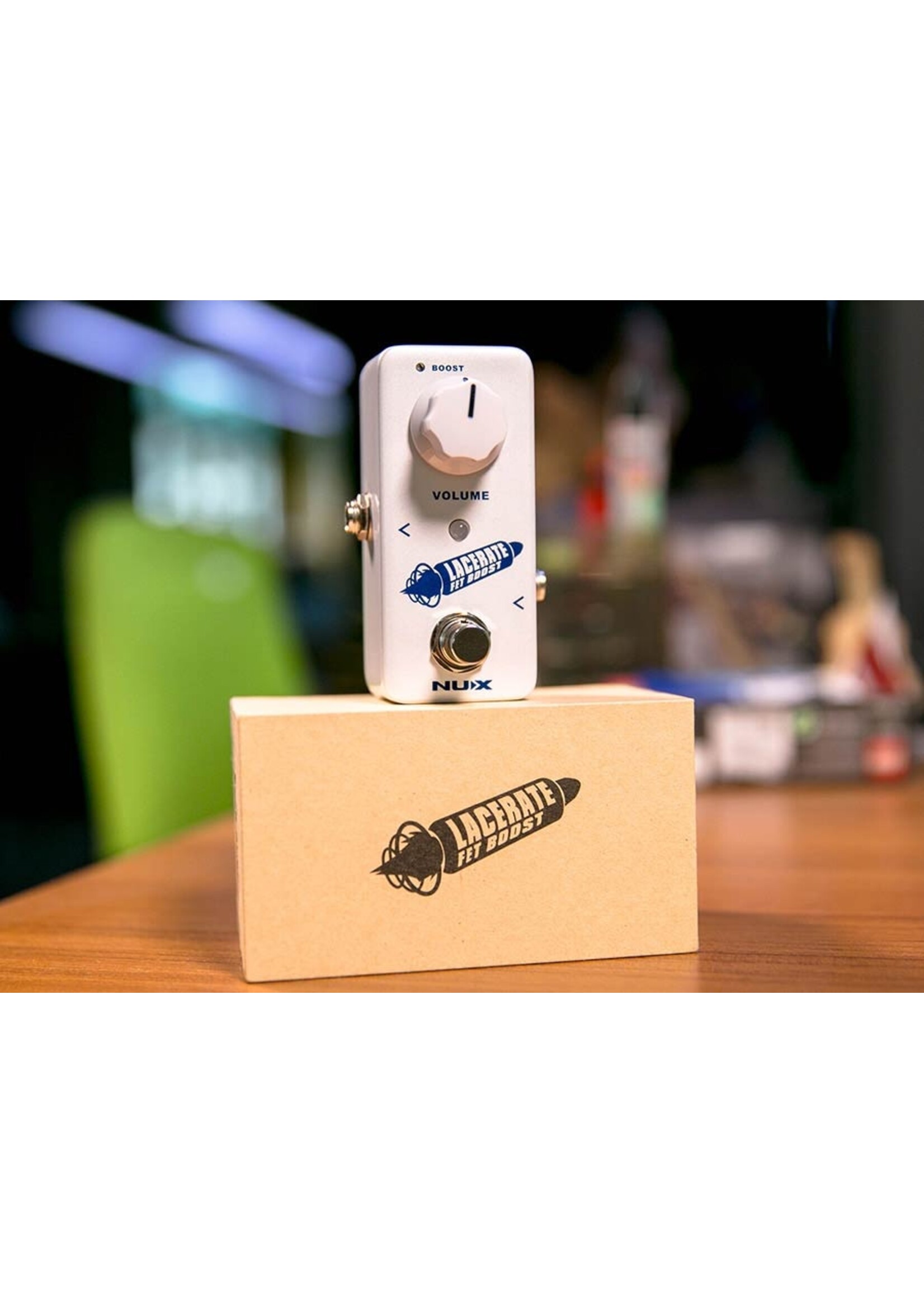 NUX Nux Lacerate FET Boost Mini Core Gitaar Effectpedaal Met Specter Plectrum