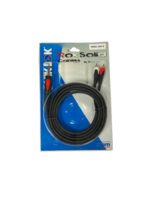 quiklock Quiklok Professionele Audio Kabel - 2x RCA Tulp naar 1x Mono Jack  - 2 Meter