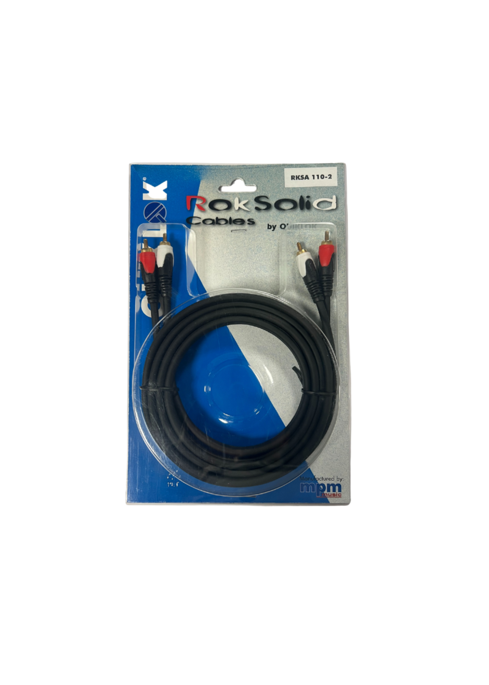 quiklok Quiklok Professionele Audio Kabel - Tulp RCA naar Tulp RCA - 2 Meter