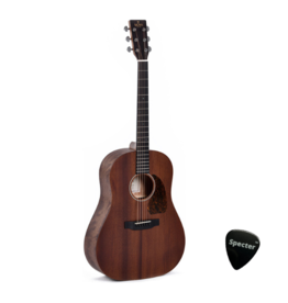 sigma Sigma Akoestische Western Gitaar DJM-15-AGED Met Specter Plectrum