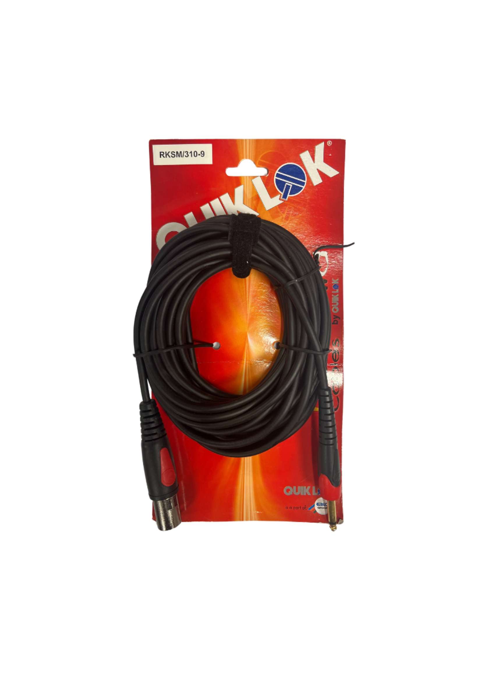 quiklok Quiklok Professionele Audio Kabel Male XLR - Jack - 9 Meter