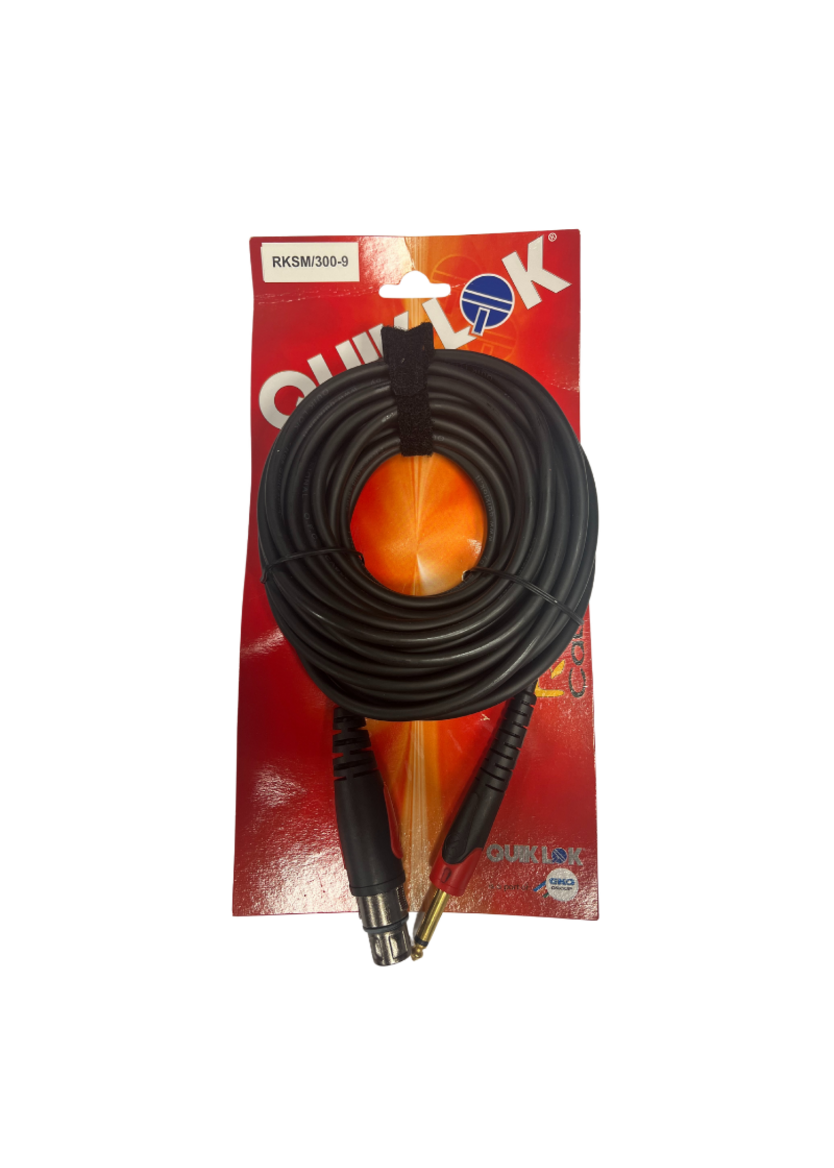 quiklok Quiklok Professionele Audio Kabel Female XLR - Jack - 9 Meter