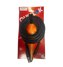 quiklok Quiklok Professionele Audio Kabel Female XLR - Jack - 9 Meter