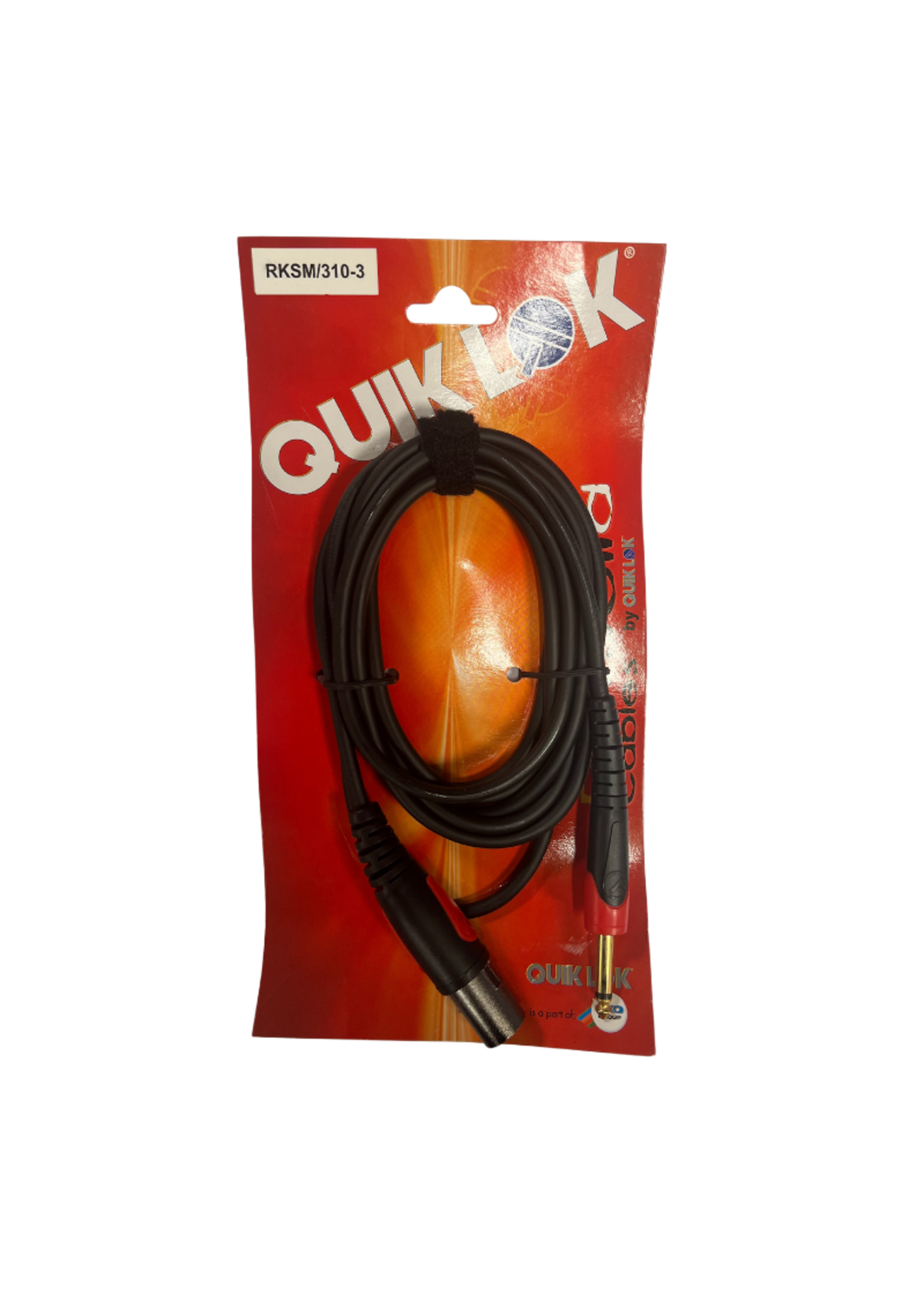 quiklok Quiklok Professionele Audio Kabel - XLR Male naar Mono Jack - 3 Meter
