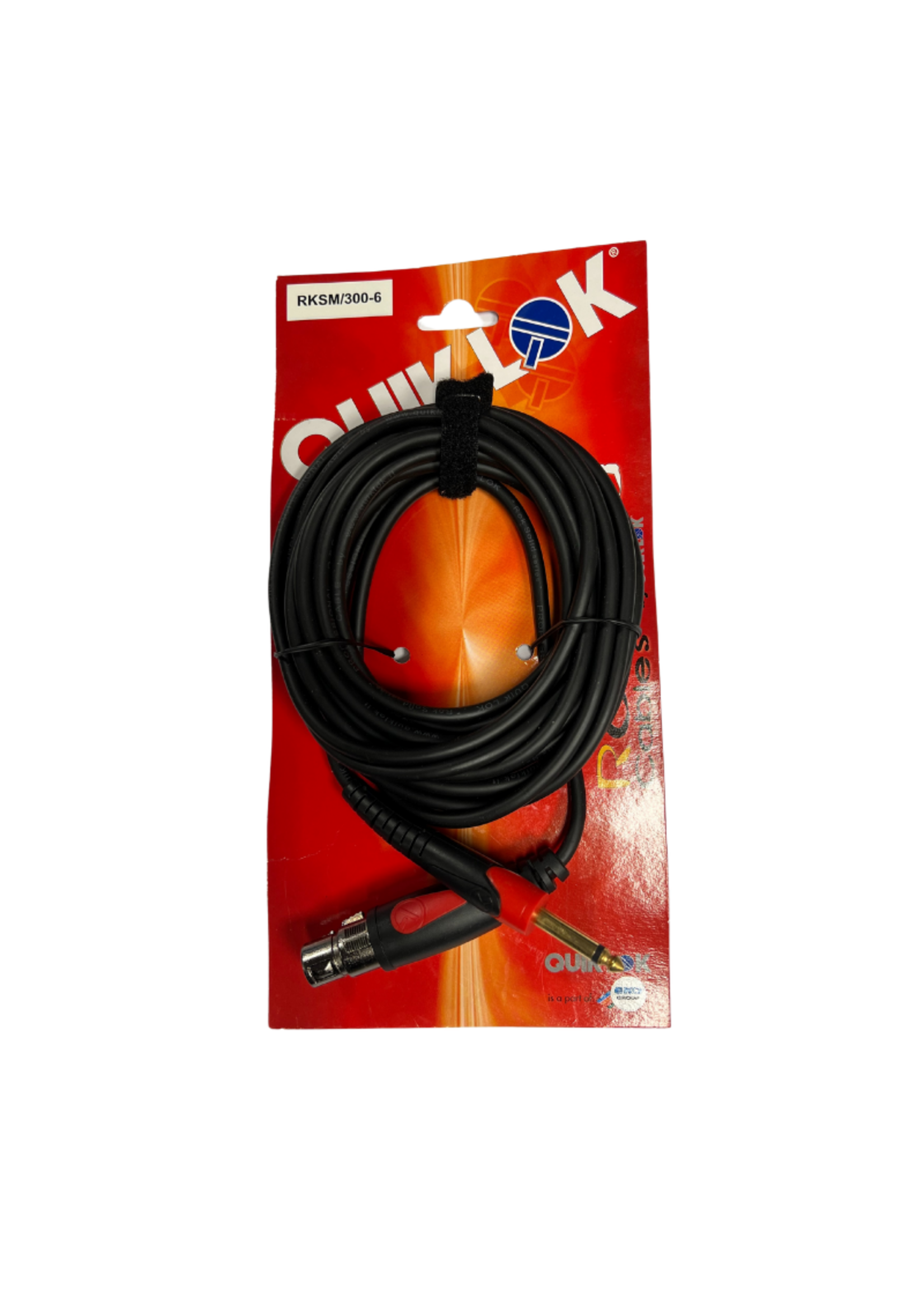 quiklok Quiklok Professionele Audio Kabel XLR Female naar Mono Jack - 6 Meter