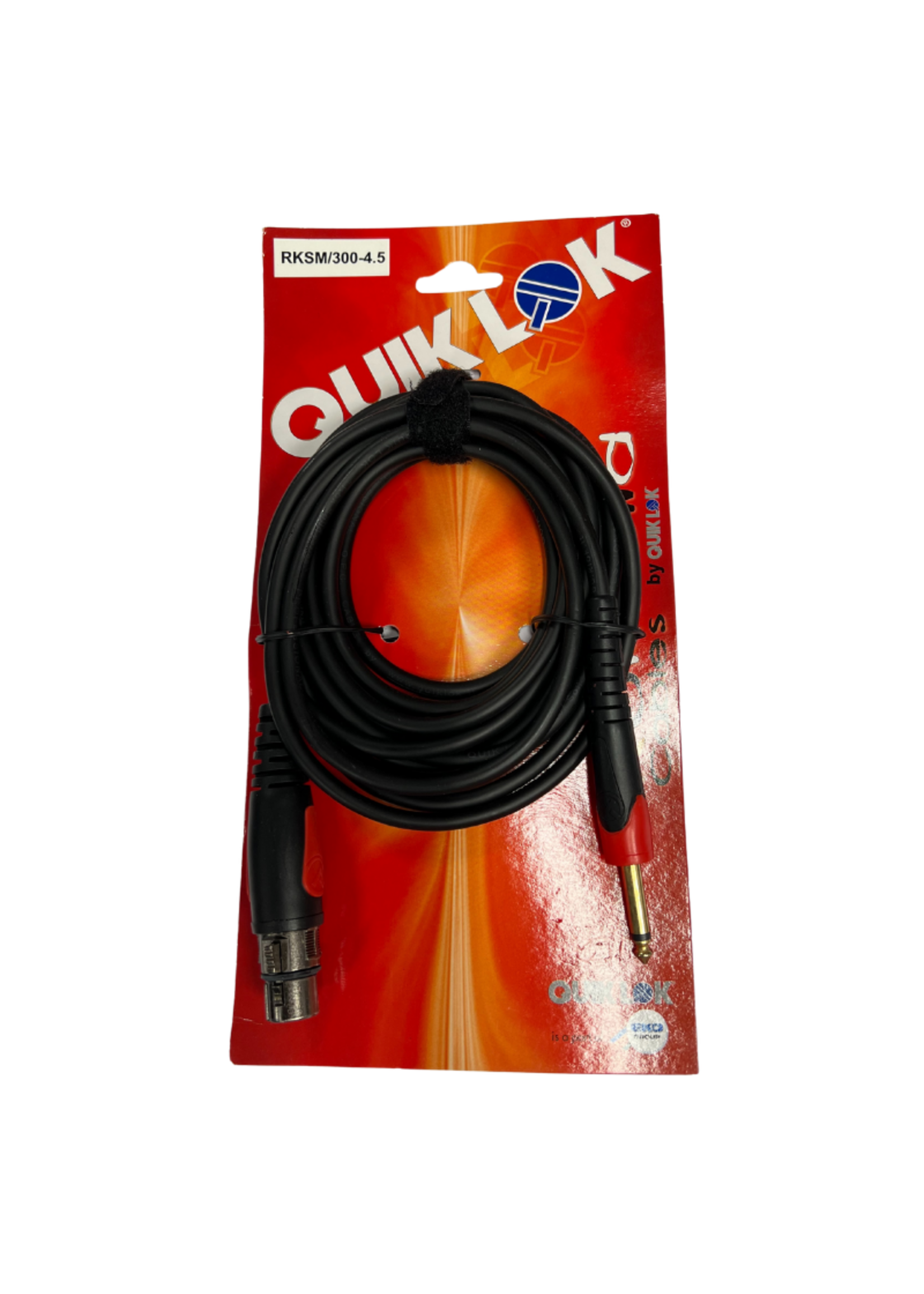 quiklok Quiklok Professionele Audio Kabel XLR Female naar Mono Jack - 4.5 meter