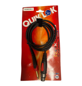 quiklok Quiklok Professionele Audio Kabel XLR Female naar Mono Jack - 2 meter