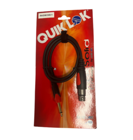 quiklok Quiklok Professionele Audio Kabel XLR Female naar Mono Jack - 1 meter