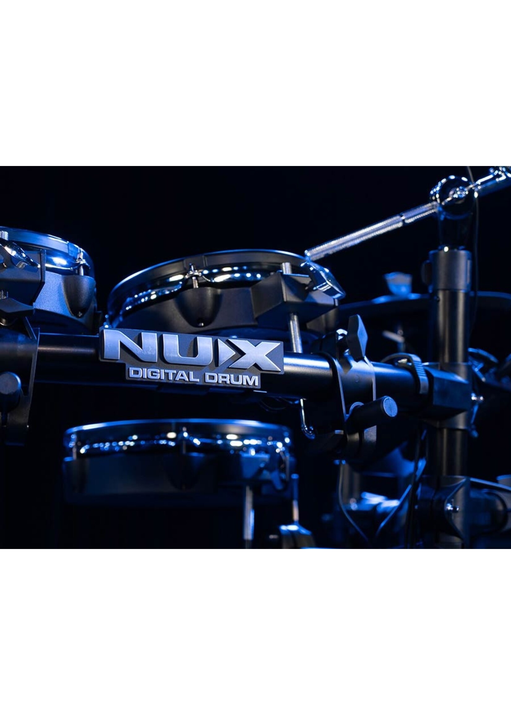NUX NUX DM-7X | NUX All Mesh Head (REMO) Digital Drum Kit – Professionele Drumervaring met Remo Mesh Heads