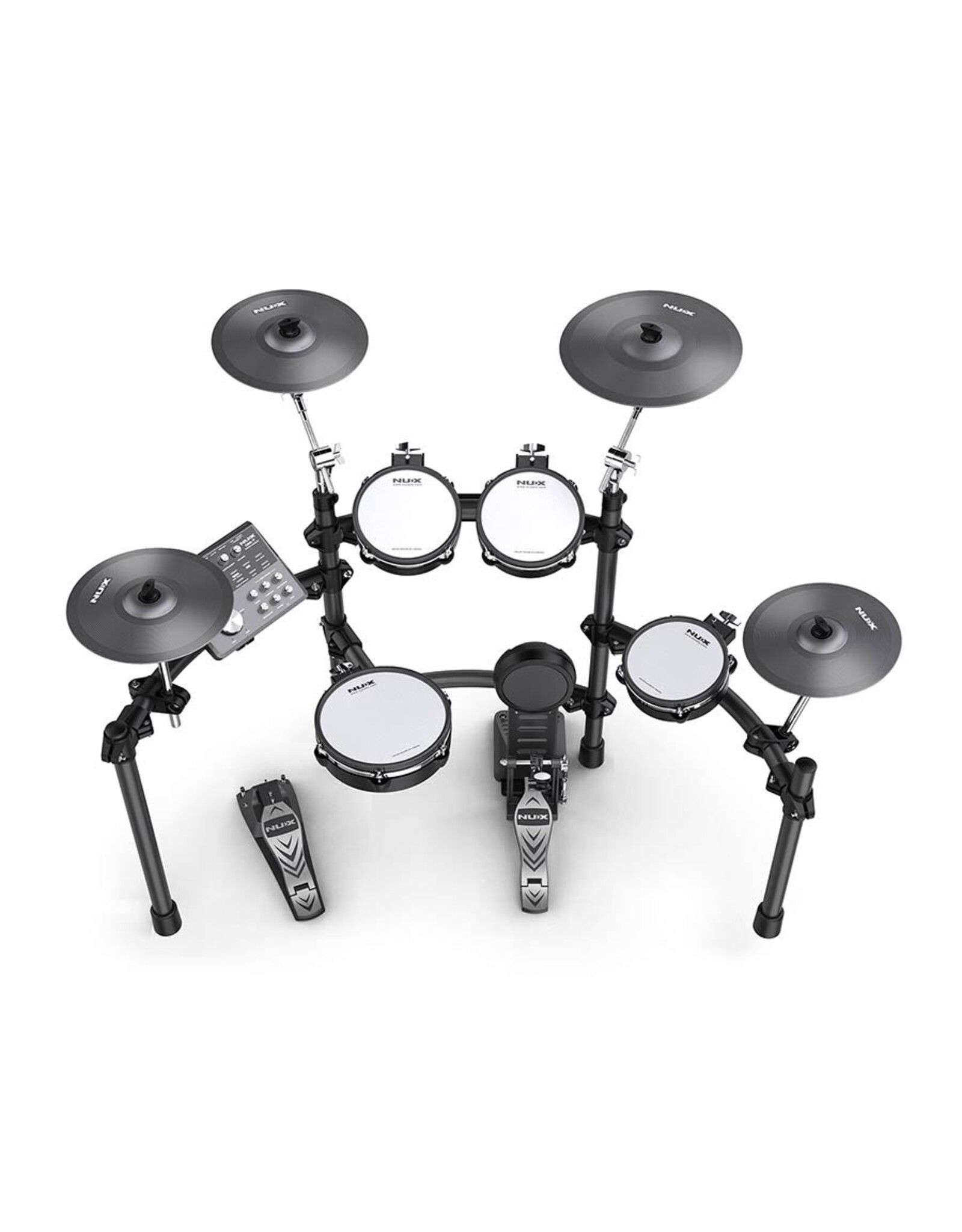 NUX NUX DM-7X | NUX All Mesh Head (REMO) Digital Drum Kit – Professionele Drumervaring met Remo Mesh Heads