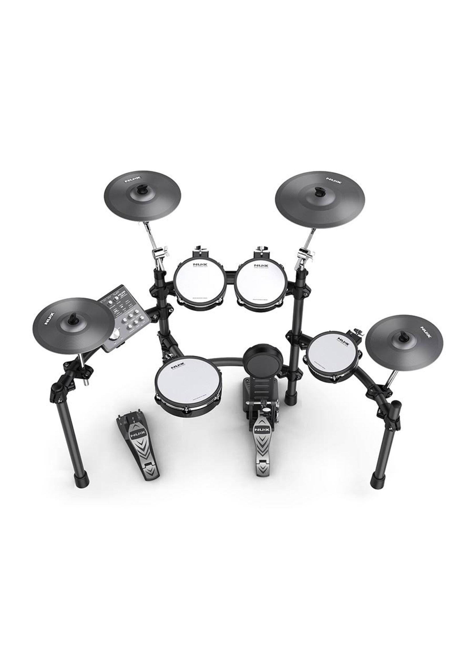 NUX NUX DM-7X | NUX All Mesh Head (REMO) Digital Drum Kit – Professionele Drumervaring met Remo Mesh Heads