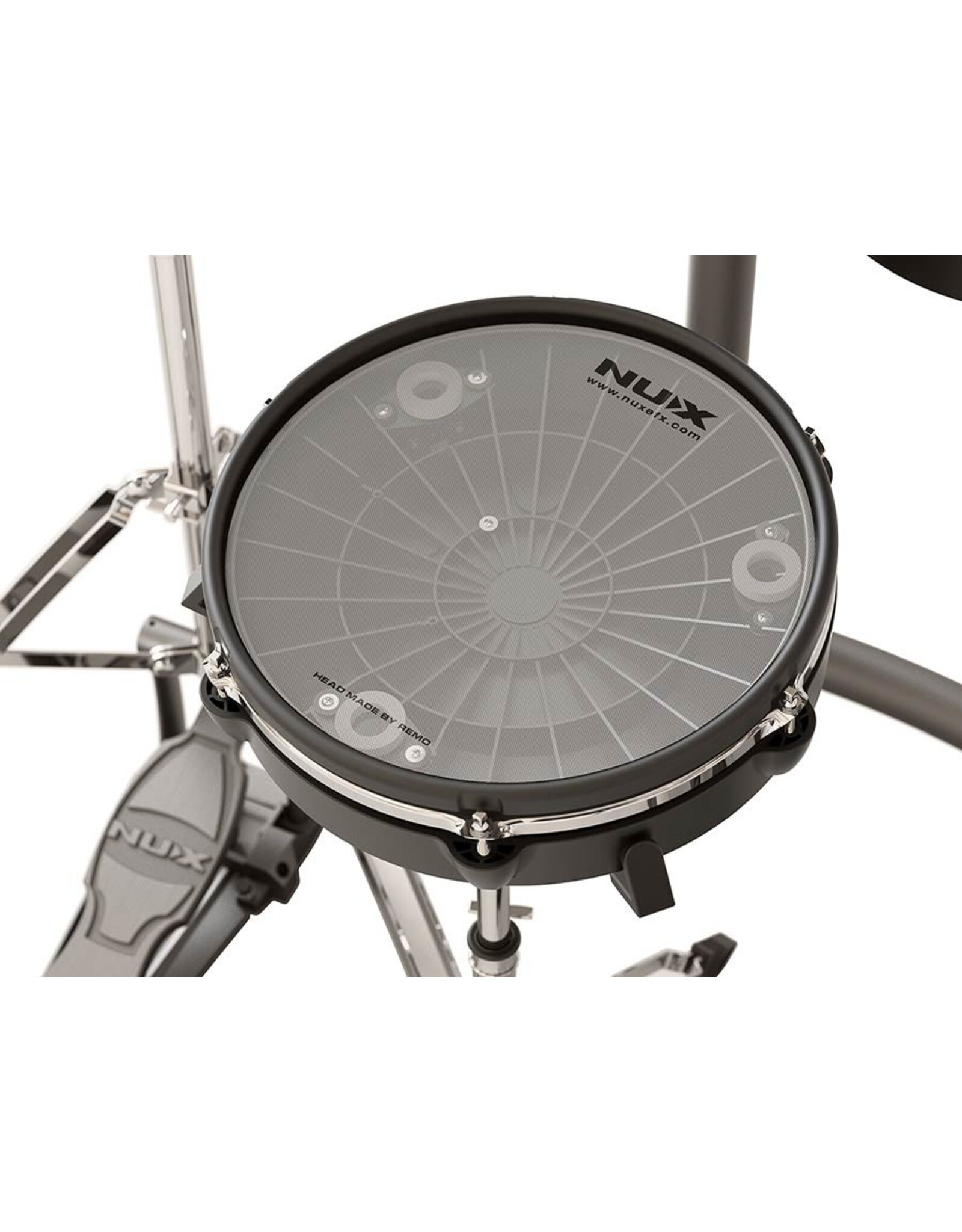 NUX NUX DM-8 | NUX All Mesh Head (REMO) Digital Drum Kit – De Ultieme Digitale Drumkit voor Serieuze Drummers