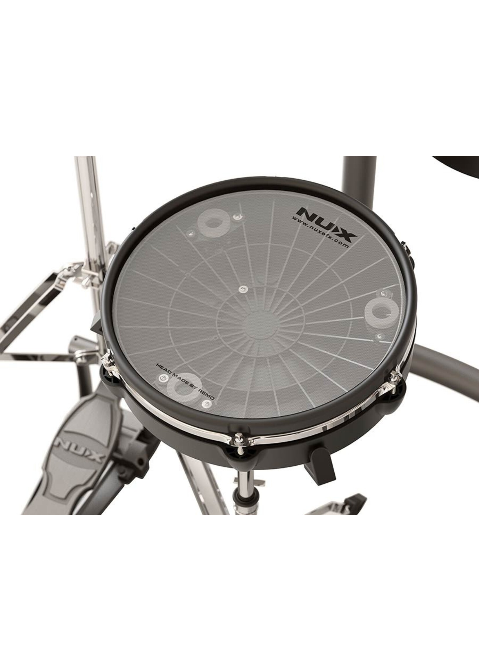 NUX NUX DM-8 | NUX All Mesh Head (REMO) Digital Drum Kit – De Ultieme Digitale Drumkit voor Serieuze Drummers