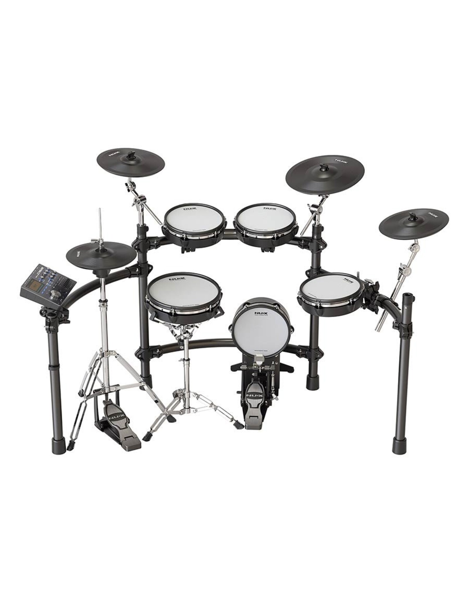 NUX NUX DM-8 | NUX All Mesh Head (REMO) Digital Drum Kit – De Ultieme Digitale Drumkit voor Serieuze Drummers