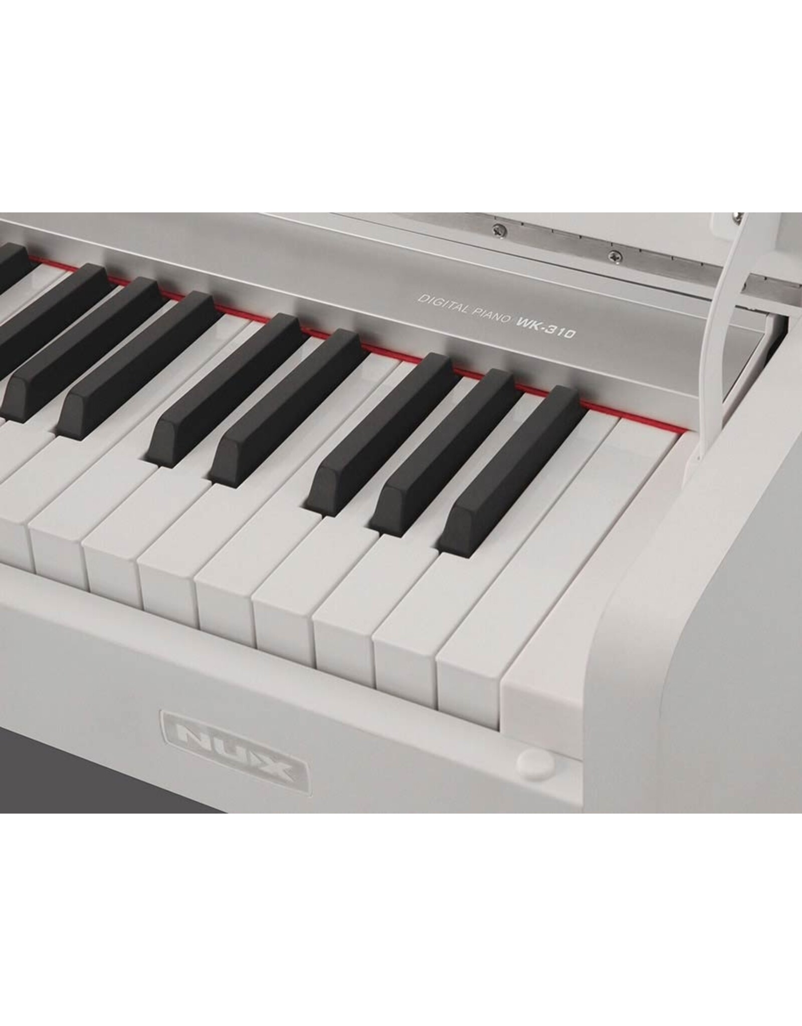 NUX NUX WK310/WH | Compact Digital Home Piano - Elegantie en Kracht in een Slank Ontwerp