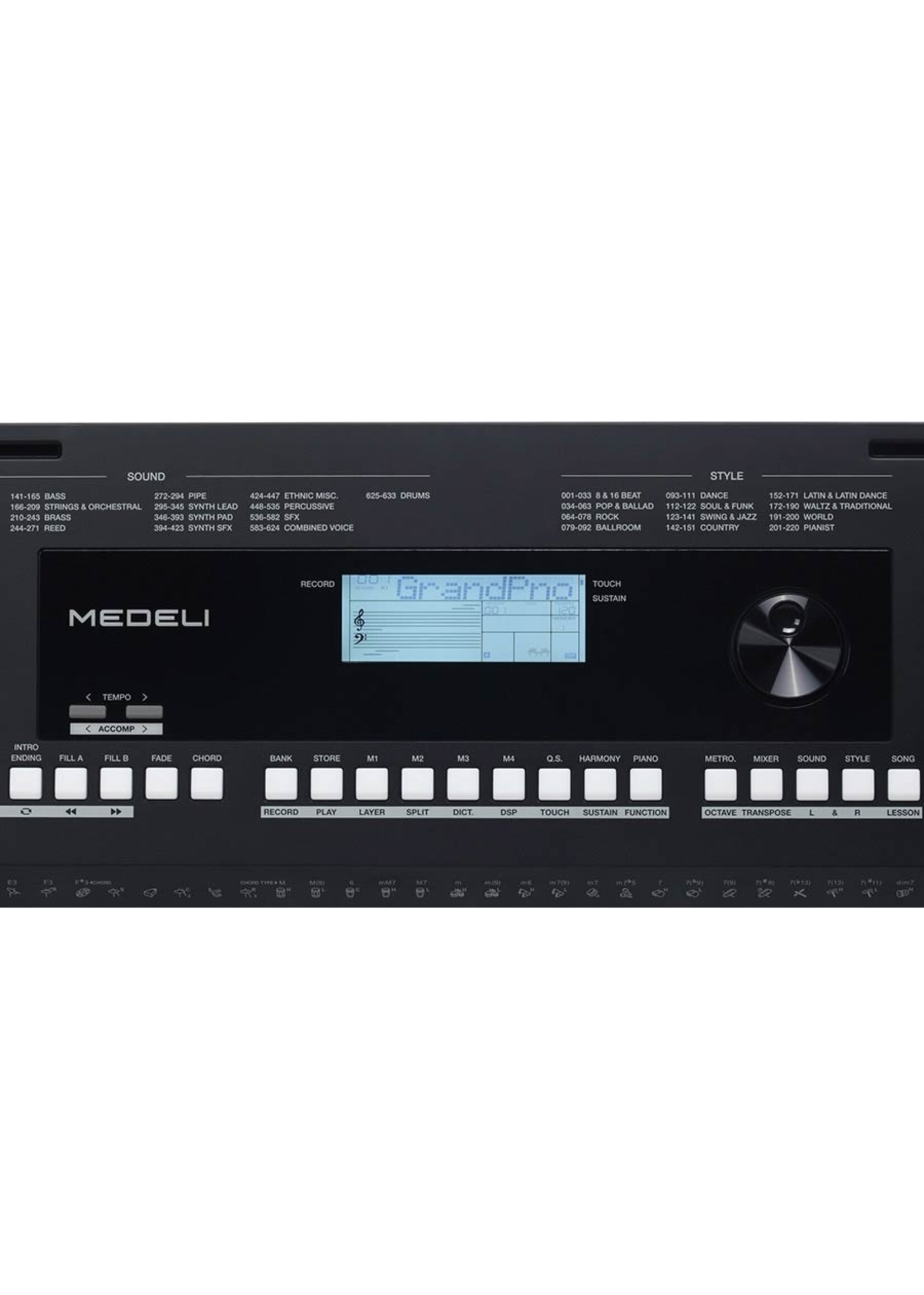 Medeli MK300 |Medeli Millenium Series keyboard, 61 aanslaggevoelige toetsen
