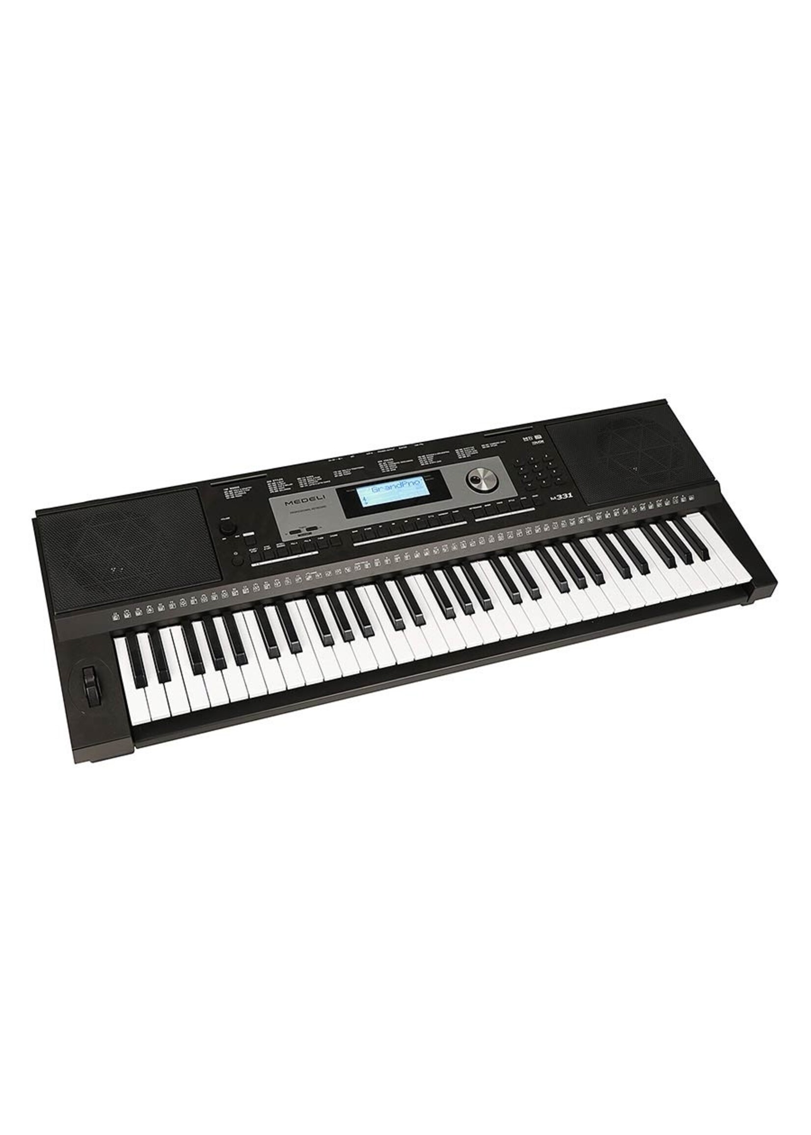 Medeli M331 |Medeli Millenium Series keyboard,  61 aanslaggevoelige toetsen, 2 x 3 watt