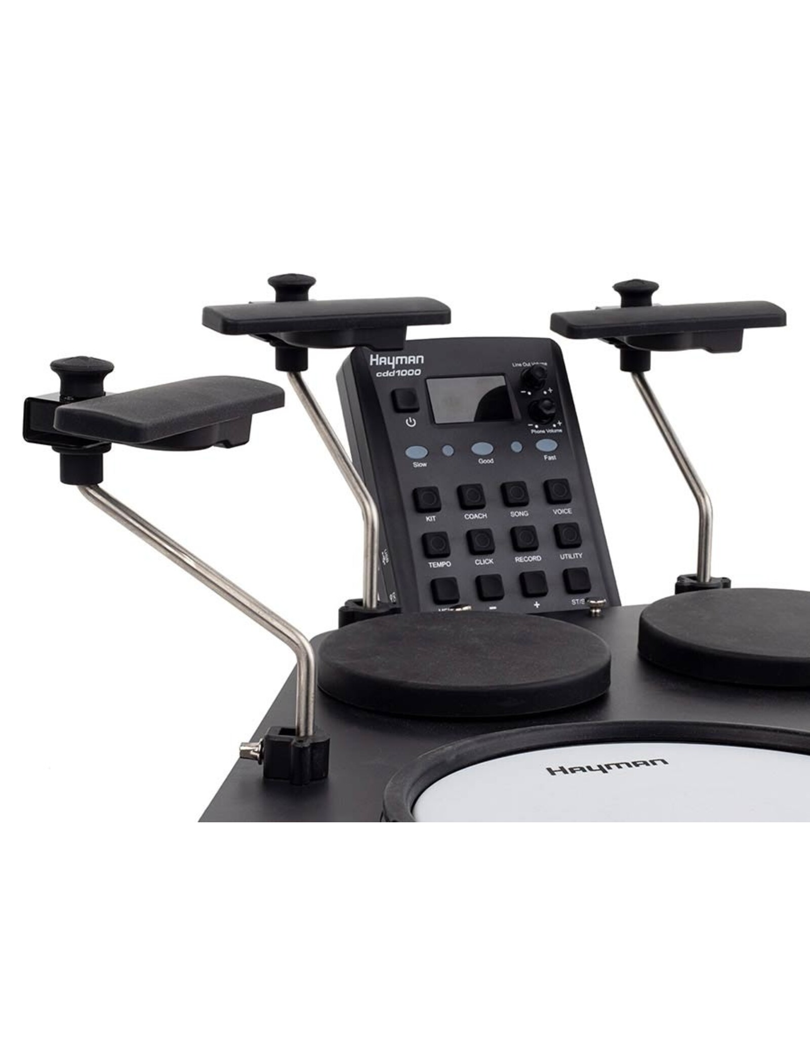 Hayman CDD-1000 Hayman Compact Digital Drum Kit – De Perfecte Keuze voor Startende Drummers en Muziekliefhebbers