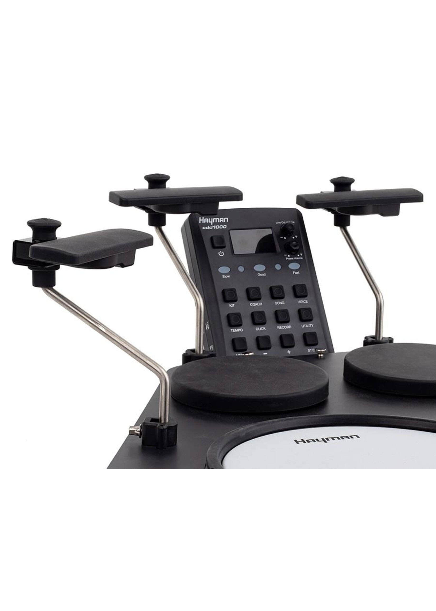 Hayman CDD-1000 Hayman Compact Digital Drum Kit – De Perfecte Keuze voor Startende Drummers en Muziekliefhebbers