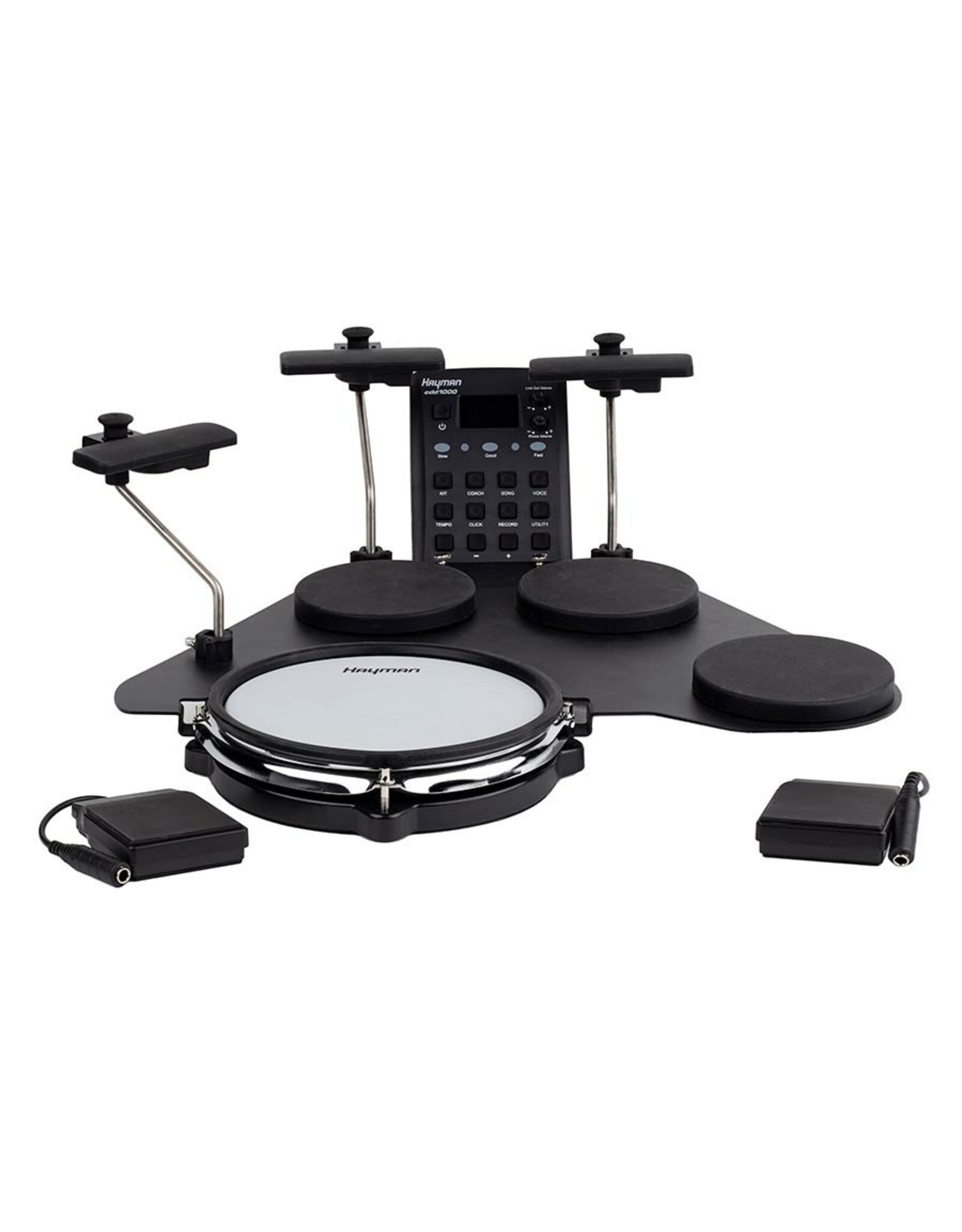 Hayman CDD-1000 Hayman Compact Digital Drum Kit – De Perfecte Keuze voor Startende Drummers en Muziekliefhebbers
