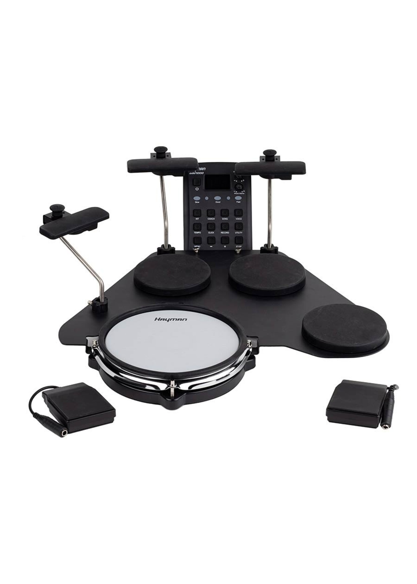 Hayman CDD-1000 Hayman Compact Digital Drum Kit – De Perfecte Keuze voor Startende Drummers en Muziekliefhebbers
