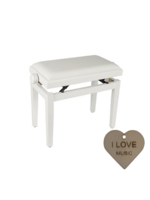 boston Boston Klassieke Pianokruk | Verstelbare Zitting | Met Specter Sleutelhanger | Pianobank