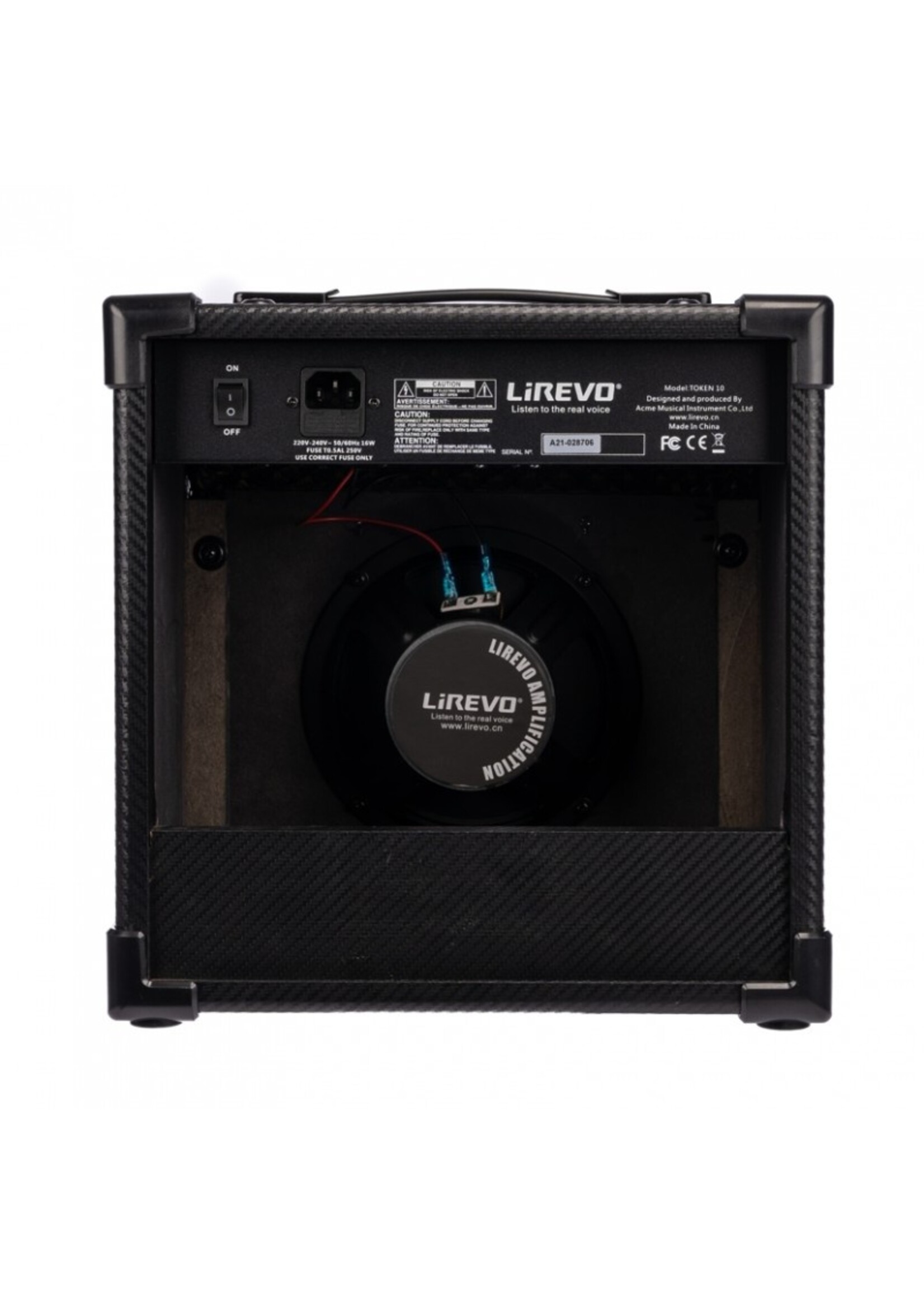 Lirevo Lirevo Gitaarversterker - 10 Watt - Gitaarcombo Met specter Sleutelhanger