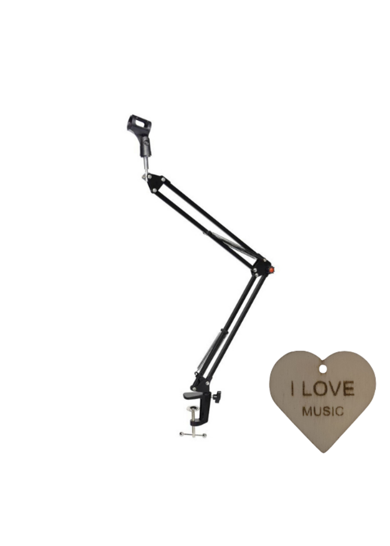 Specter Specter Microfoon Arm  – Ideaal voor Podcasts, Vlogs en Opnames - Gaming - Podcast - PC- met Sleutelhanger