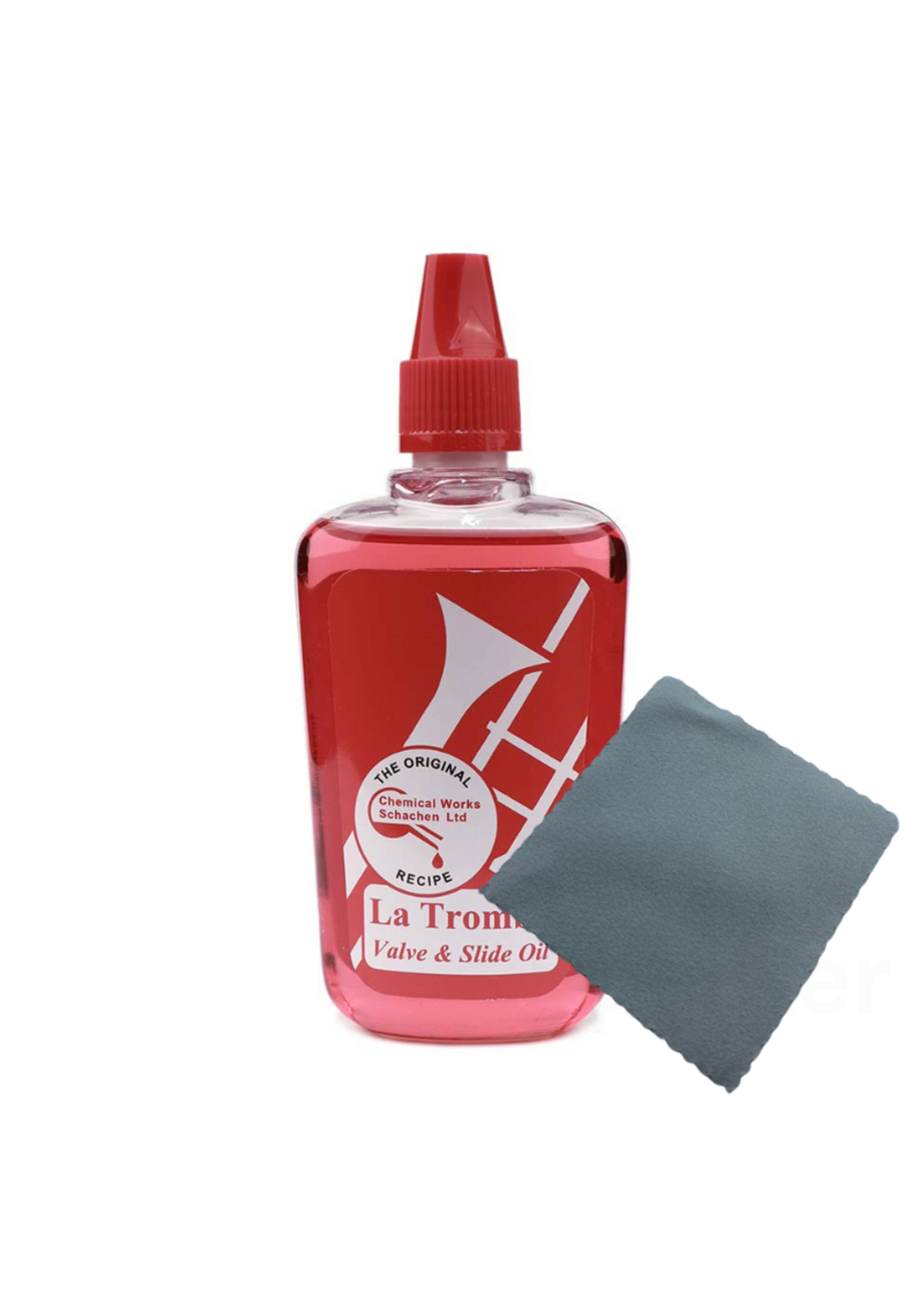 La Tromba Trombone Slide Oil 65ml + Specter Polijstdoekje – Voor Soepele Glijbeweging en Onderhoud