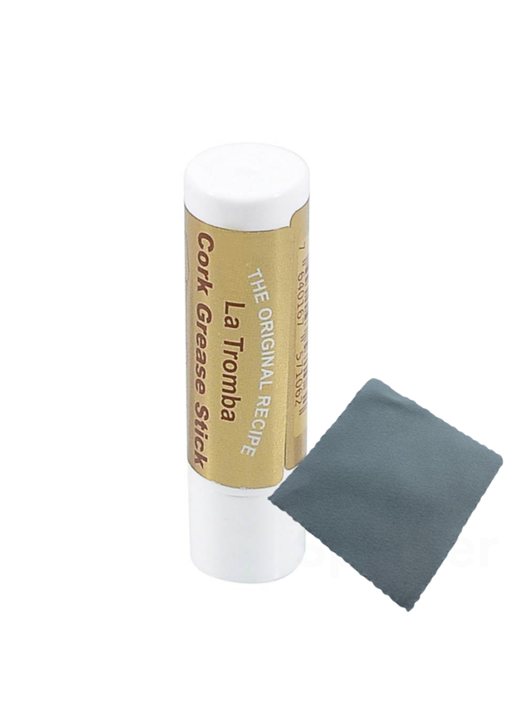 La Tromba La Tromba Kurkvet Stick 5g + Specter Polijstdoekje – Voor Optimaal Onderhoud van Kurken op Blaasinstrumenten