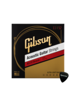 Gibson Gibson 80/20 Bronze Gitaarsnaren voor Akoestische Gitaar Extra Light 11-52 + Specter Plectrum – Hoogwaardige Klank en Duurzaamheid