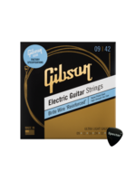 Gibson Gibson Nikkel Brite Wire Gitaarsnaren voor Elektrische Gitaar Ultra Light 09-42 + Specter Plectrum – Topkwaliteit en Helder Geluid
