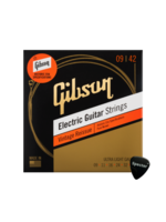 Gibson Gibson Nikkel Historic Era Vintage Reissue Gitaarsnaren Elektrische Gitaar 09-42 + Specter Plectrum – Legendarische Klank en Topkwaliteit