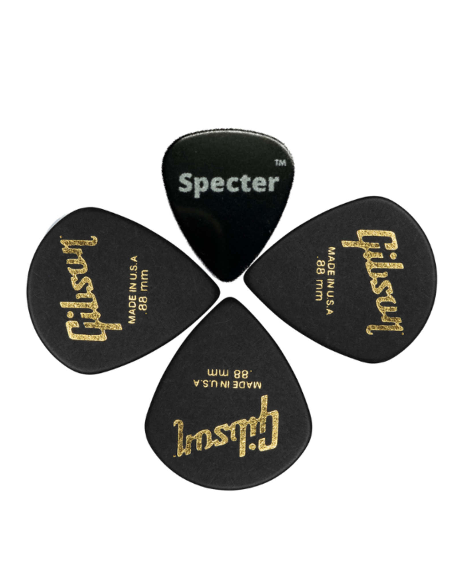 Gibson Gibson Jazz III XL Plectrum Set 3 Stuks (0.88mm) + Specter Plectrum - Precisie en Controle voor Gitaarspelers