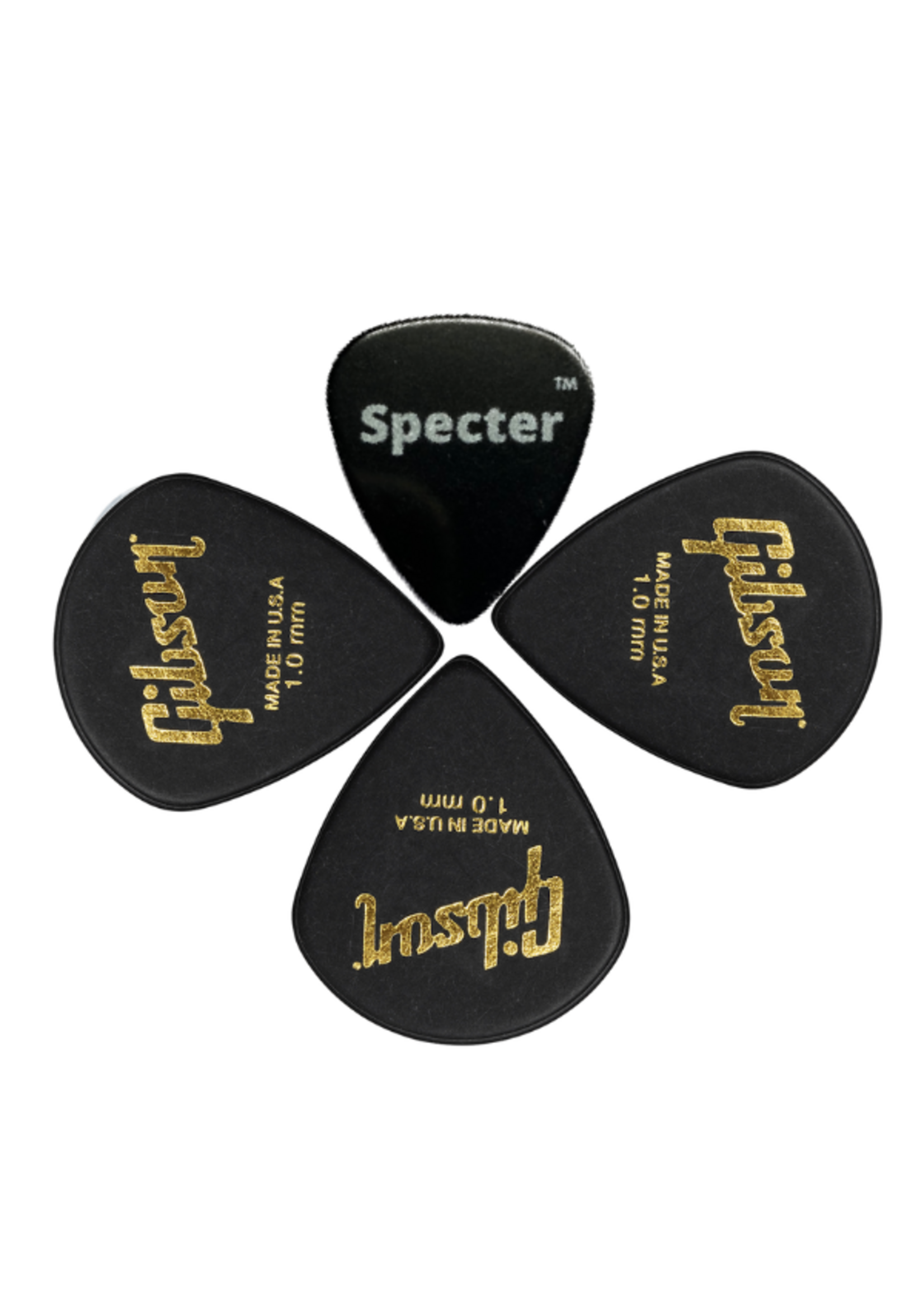 Gibson Gibson Jazz III XL Plectrum Set 3 Stuks (1.00mm) + Specter Plectrum - Precisie en Controle voor Gitaarspelers